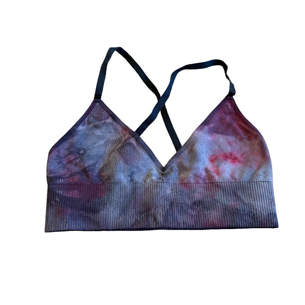 Spiritual Gangster Tie Dye Pullover Sports Bra Spaghetti Strap Size XS Women's